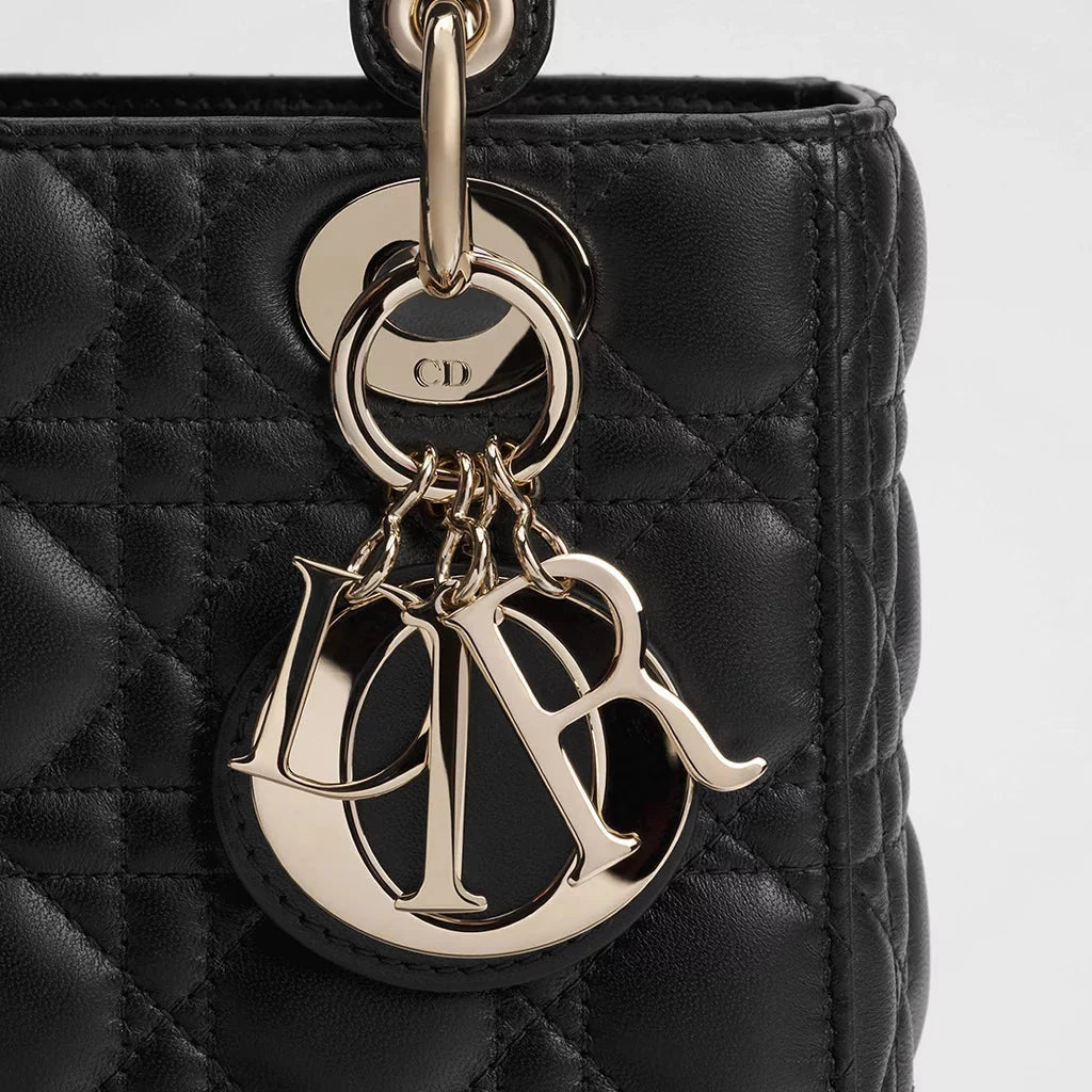 Dior Small Lady My ABCDior Bag Black Cannage Lambskin