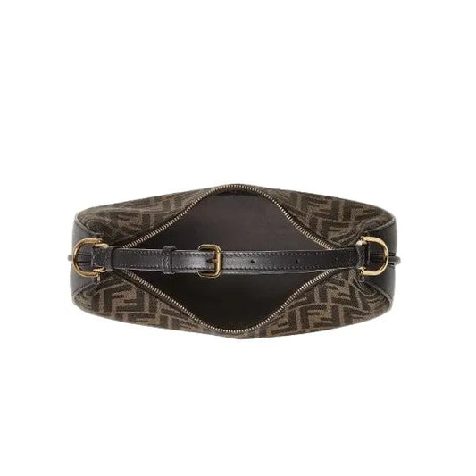 Fendi Graphy Brown FF Fabric Bag