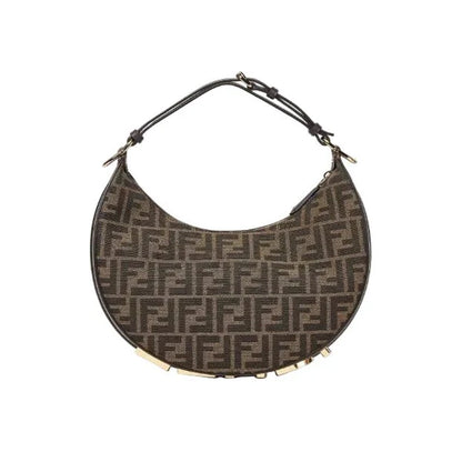 Fendi Graphy Brown FF Fabric Bag