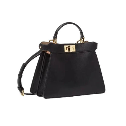 Fendi Peekaboo ISeeU Small Black, calf leather bag