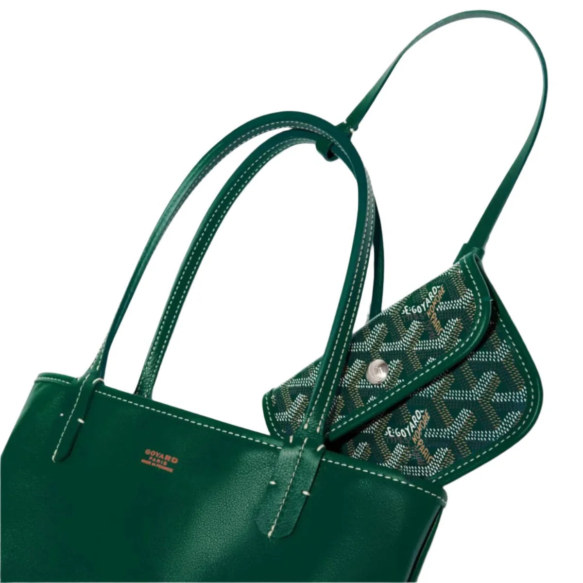 Goyard Reversible Small Anjou Green