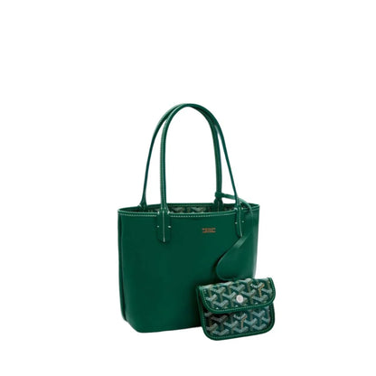 Goyard Reversible Small Anjou Green