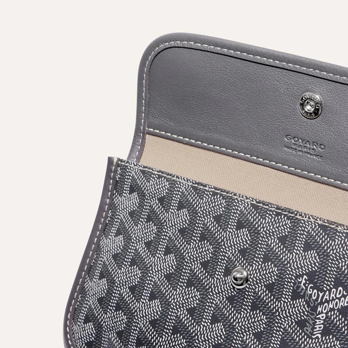 Goyard Saint Louis MM Bag Tote With Pochette Grey