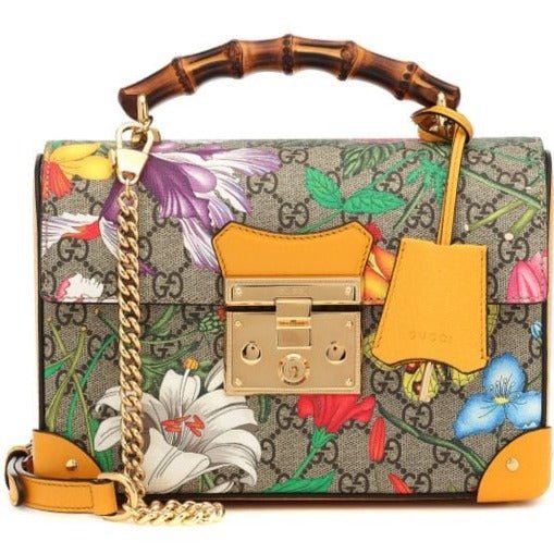 Gucci Sac Avec Anse En Bambou "Flora Gg Supreme" Femme