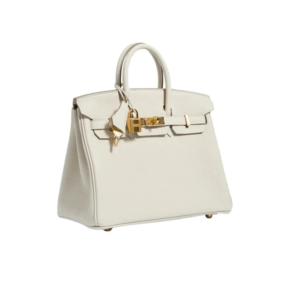 Hermès Birkin 35 cm Handbag in White Swift Leather