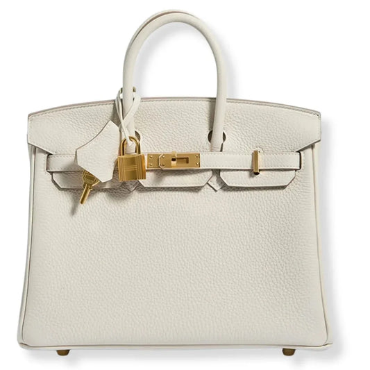 Hermès Birkin 35 cm Handbag in White Swift Leather