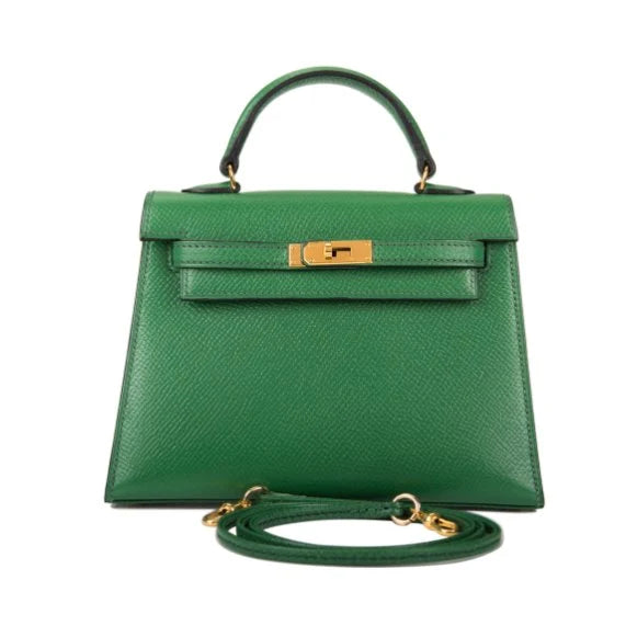 Hermès Kelly Mini Shoulder Green Bag