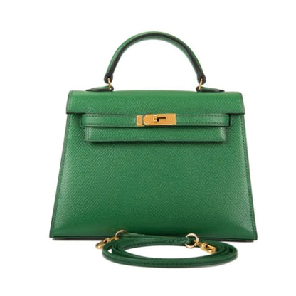 Hermès Kelly Mini Shoulder Green Bag