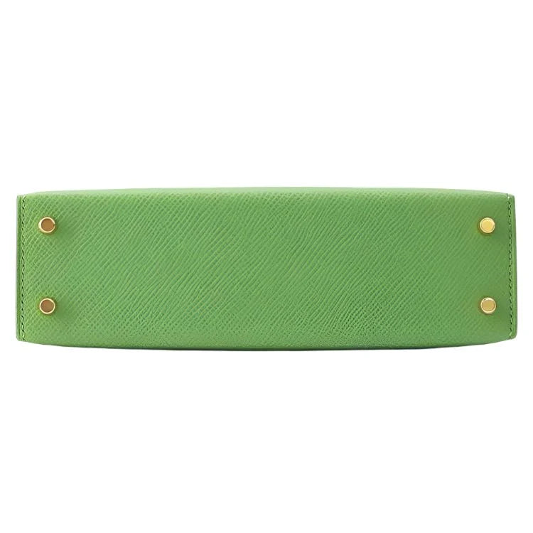 Hermès Vert Yucca Epsom Mini Kelly Do Bag