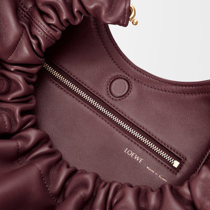 Loewe Medium Squeeze Bag Dark Burgundy