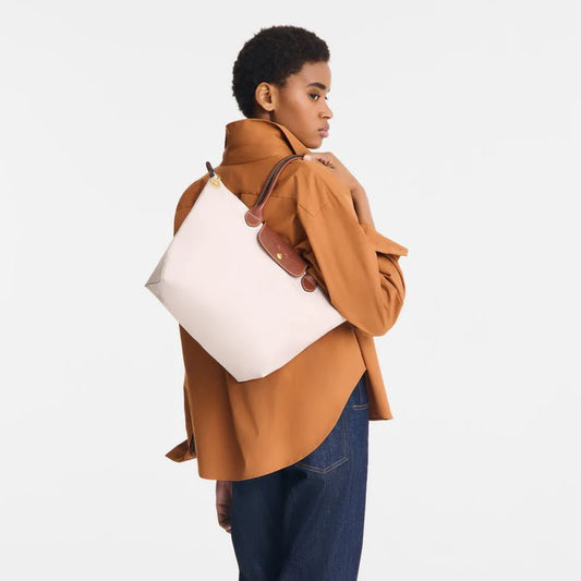Longchamp Le Pliage Medium Handbag Paper - Canvas