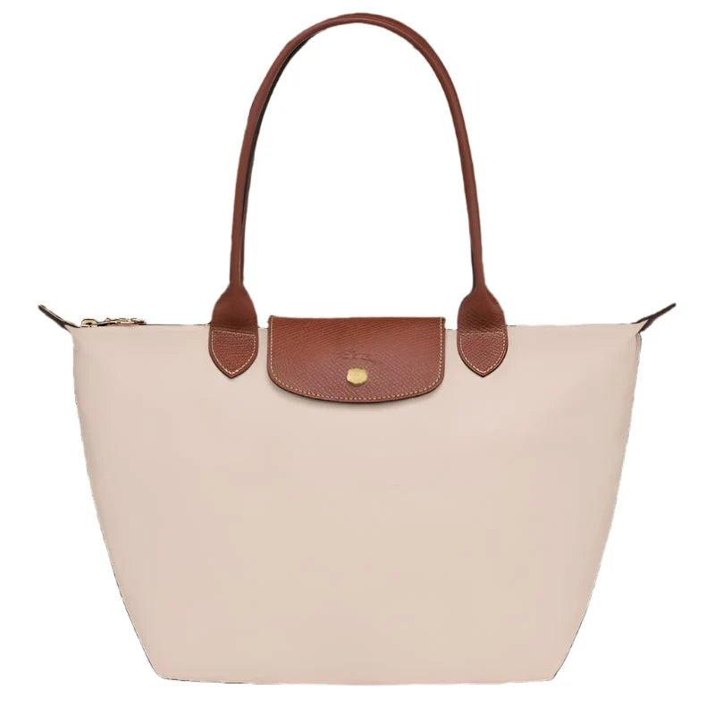 Longchamp Le Pliage Medium Handbag Paper - Canvas