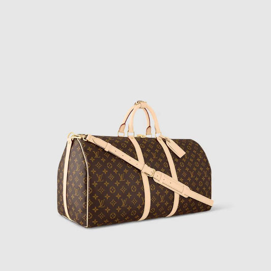 Louis Vuitton Customizable Keepall Bandoulière 50 Monogram Canvas