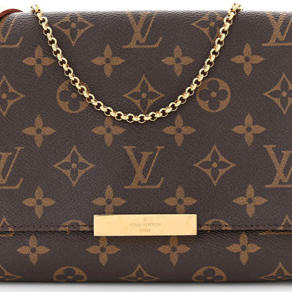 Louis Vuitton Monogram Favorite MM Brown Bag
