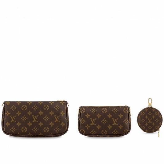 Louis Vuitton Multi Pochette Accessoires Monogram Canvas Rose Clair