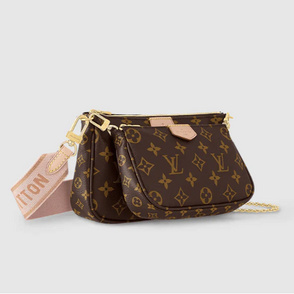 Louis Vuitton Multi Pochette Accessoires Monogram Canvas Rose Clair