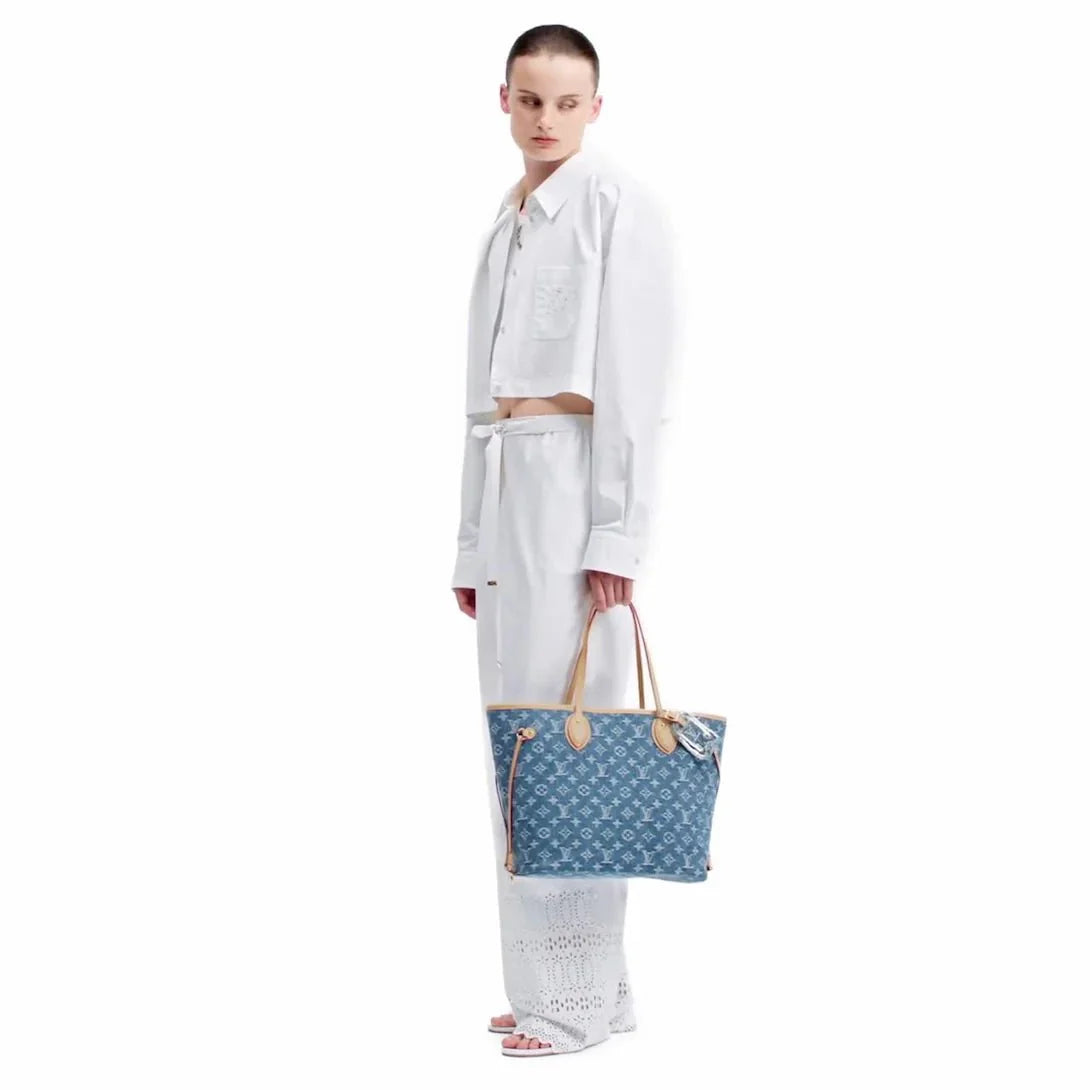 LV Neverfull MM Denim