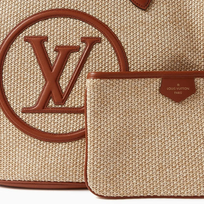 Louis Vuitton Raffia Saint Jacques Tote Caramel