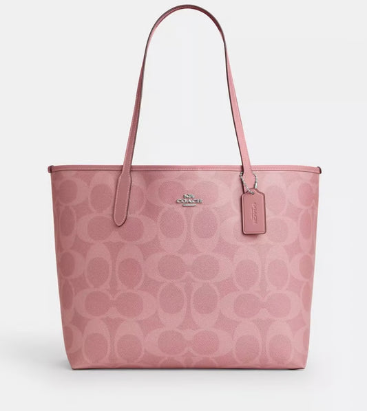 Coach City Tote Bag pink