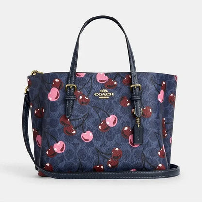 Coach Mollie Tote 25 cherry