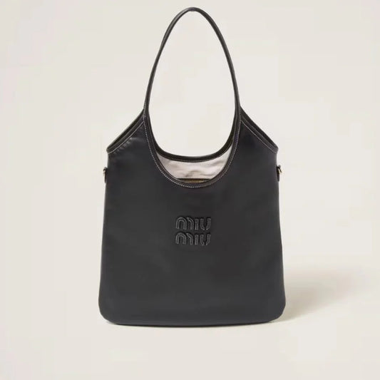 Miu Miu IVY Leather Bag Black