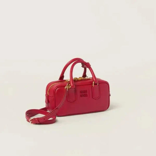 Miu Miu Arcadie Leather Red Bag