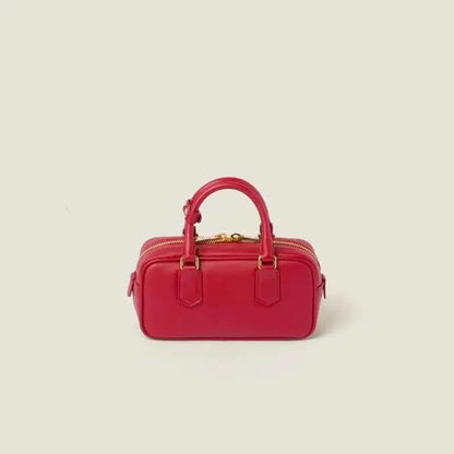 Miu Miu Arcadie Leather Red Bag