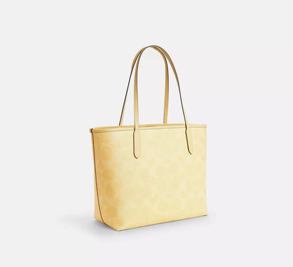 Coach City Tote Bag yellow