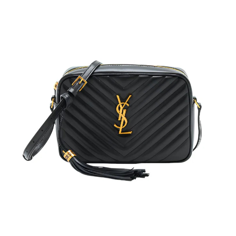 Saint Laurent Lou Camera Bag Black Leather