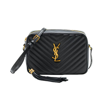 Saint Laurent Lou Camera Bag Black Leather